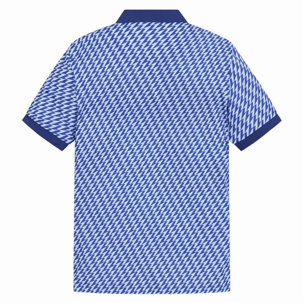 WAAC Athletic Arrow Rib Collar Golf Polo Dark Blue - SS24 Men