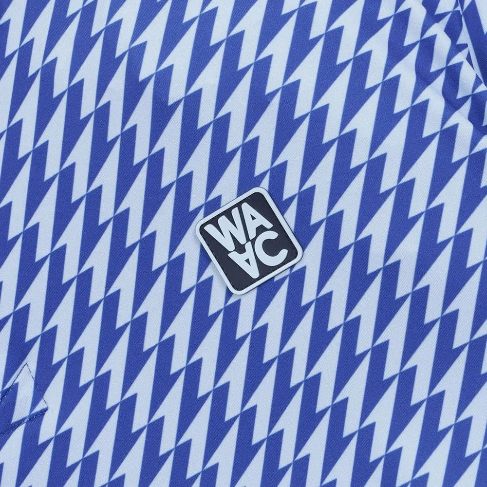 WAAC Athletic Arrow Rib Collar Golf Polo Dark Blue - SS24 Men