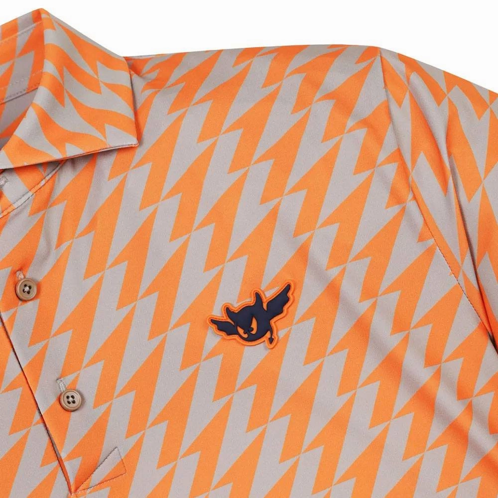 WAAC Athletic Arrow Stretch Golf Polo Light Orange - SS24 Men