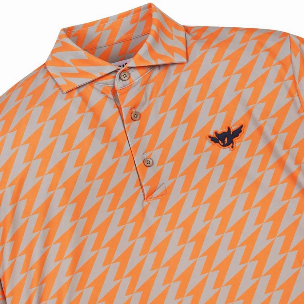 WAAC Athletic Arrow Stretch Golf Polo Light Orange - SS24 Men