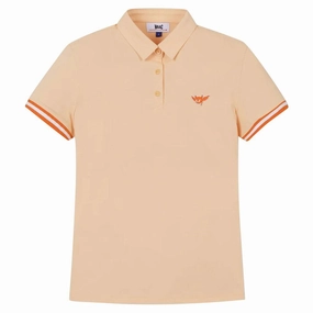 WAAC Athletic Flying Waacky Pique Golf Polo Orange - SS24 Women
