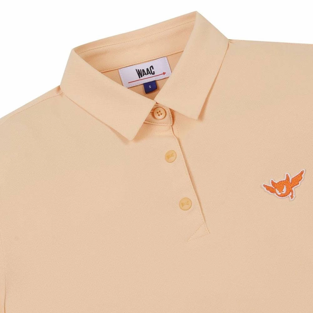 WAAC Athletic Flying Waacky Pique Golf Polo Orange - SS24 Women