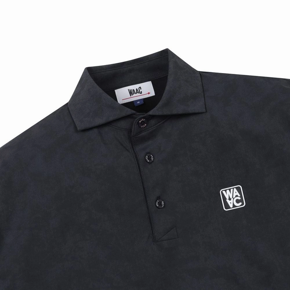 WAAC Athletic Mist Stretch Golf Polo Dark Gray - SS24 Men