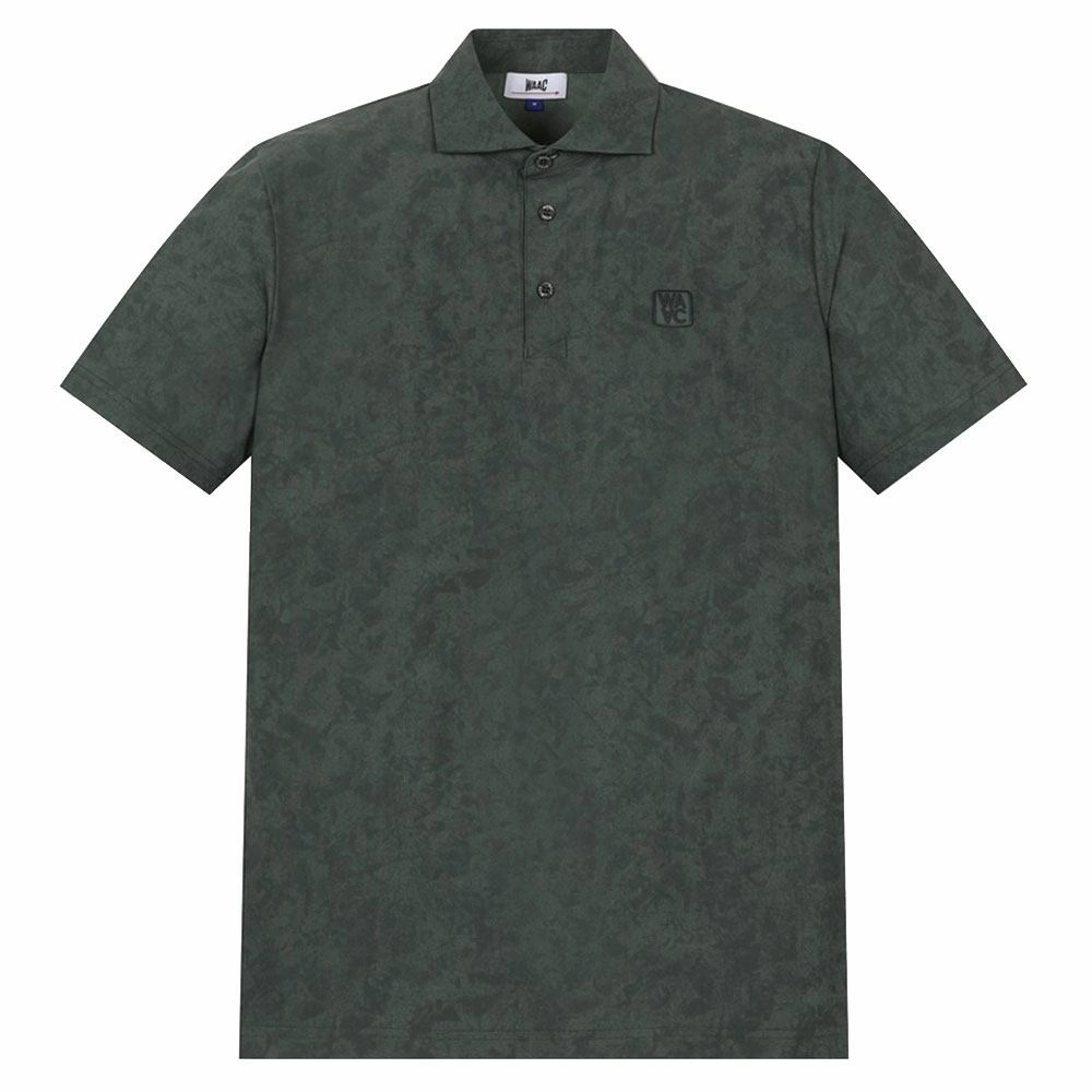 WAAC Athletic Mist Stretch Golf Polo Dark Khaki - SS24 Men