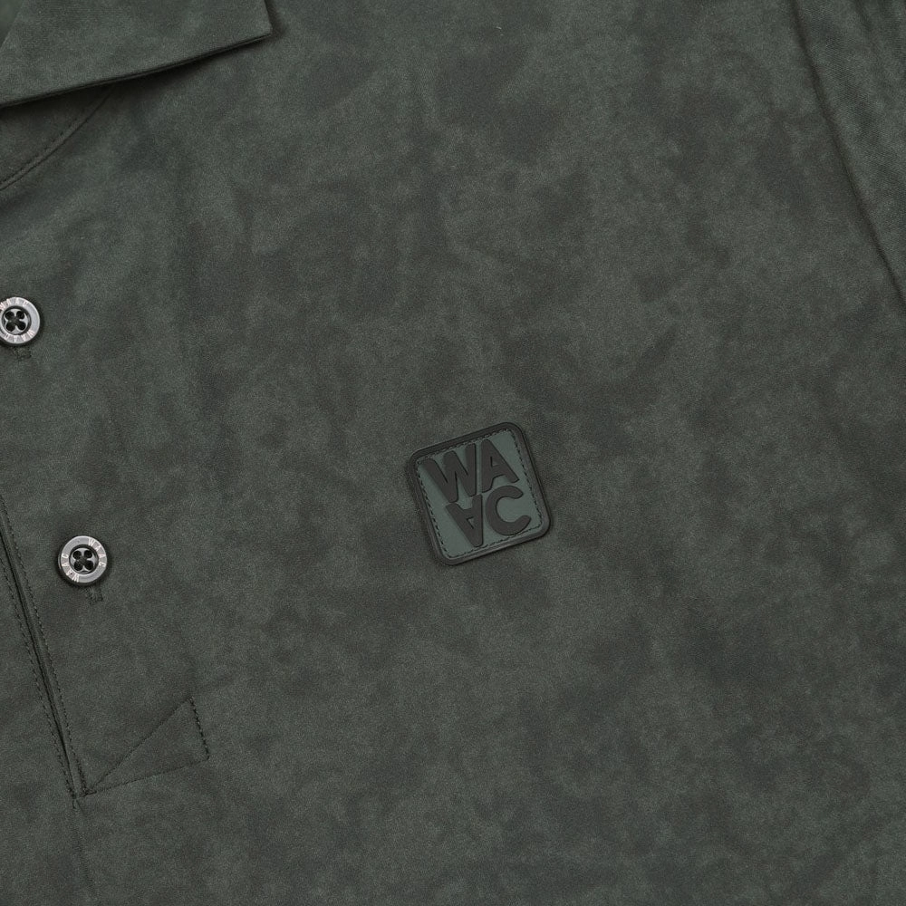 WAAC Athletic Mist Stretch Golf Polo Dark Khaki - SS24 Men