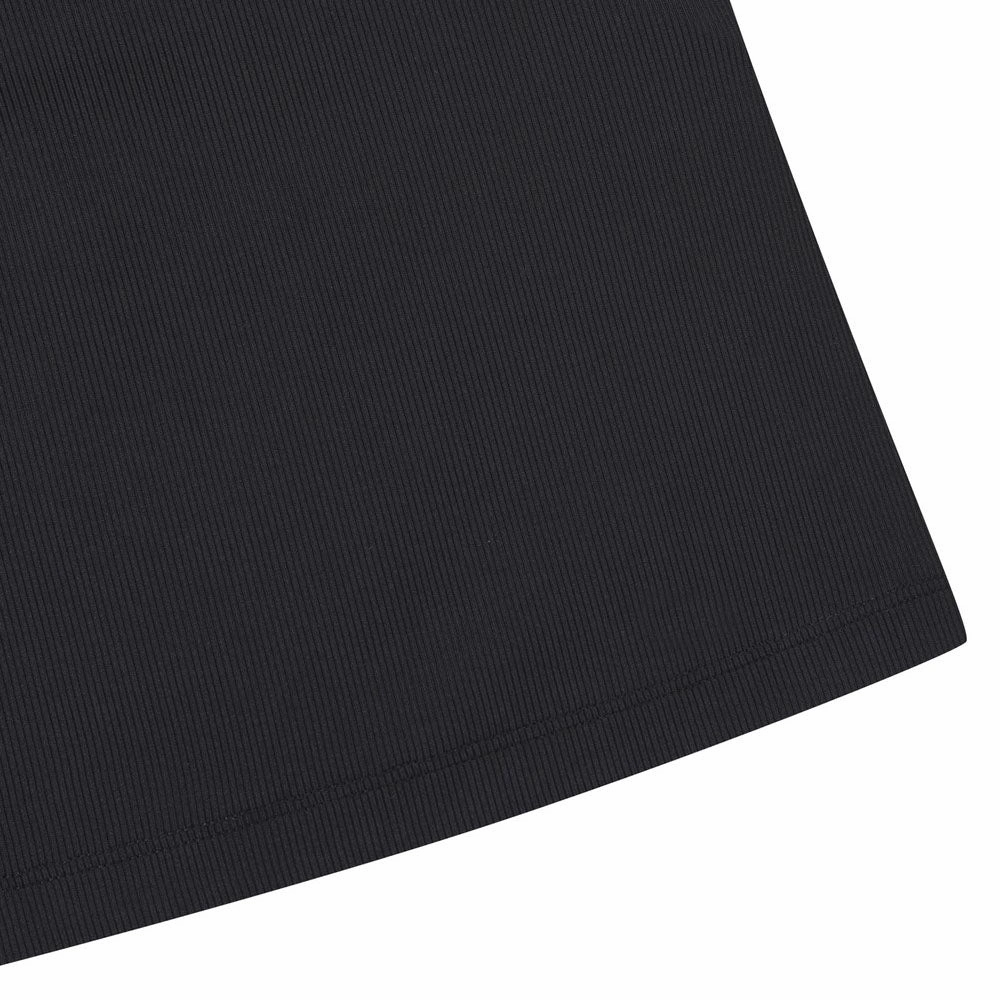 WAAC Athletic Ribbed Slim Golf Polo Black - SS24 Women