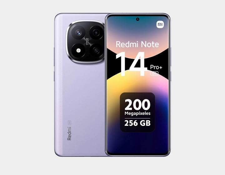 Xiaomi Redmi Note 14 Pro Plus 5G 256GB ROM 8GB RAM Dual SIM GSM Unlocked - Lavender Purple