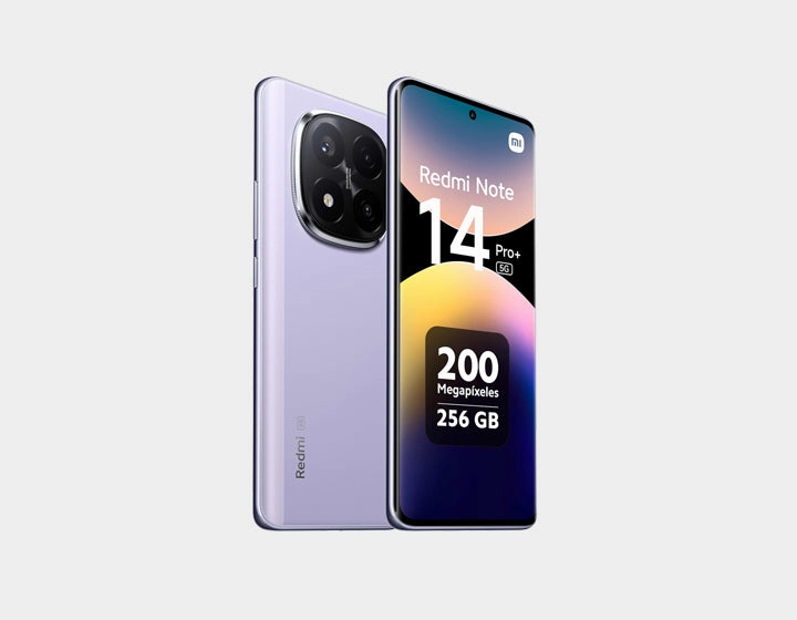 Xiaomi Redmi Note 14 Pro Plus 5G 256GB ROM 8GB RAM Dual SIM GSM Unlocked - Lavender Purple